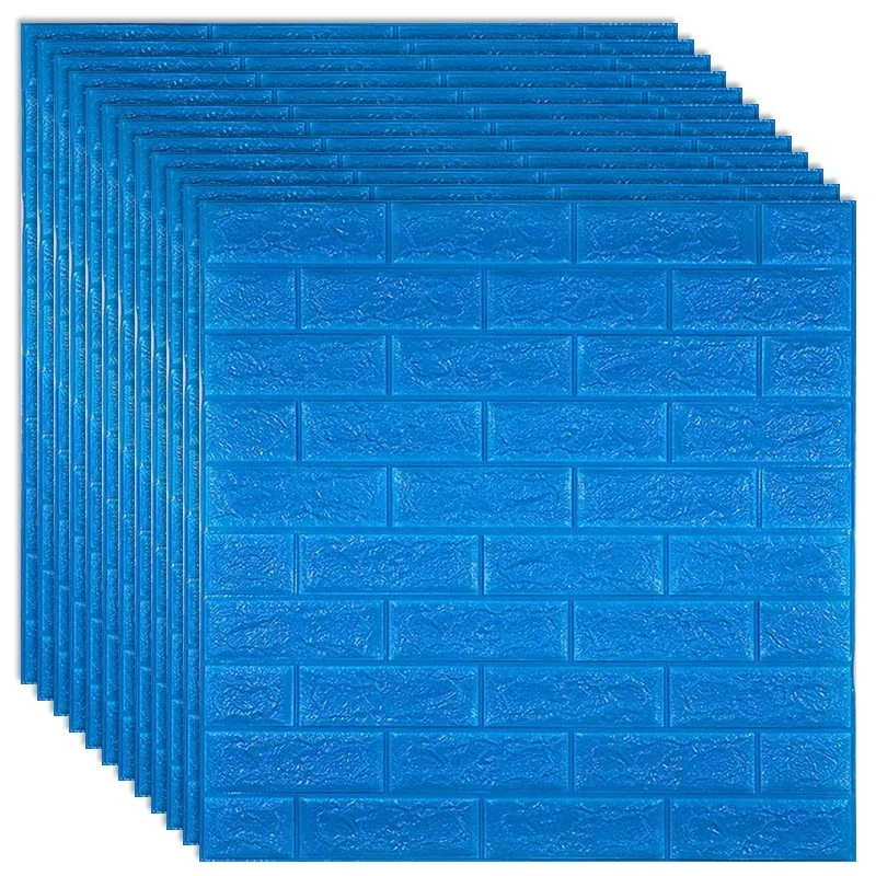 

3D Wall Stickers Self-adhesive Brick Panels Living Room Decoration Bedroom Decor Waterproof Wallpaper Kitchen TV Backdrop Home