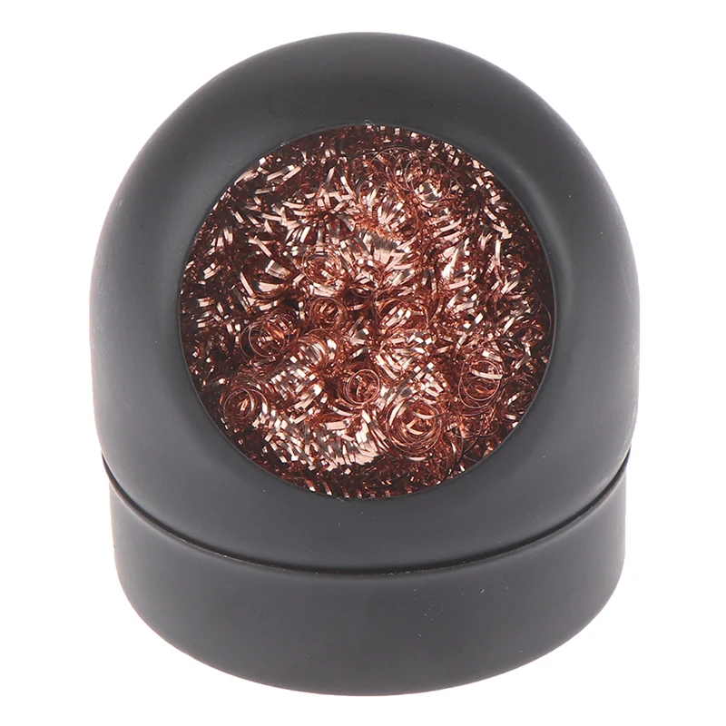 

Cleaning Steel Ball Mesh Filter Tin Remove Metal Wire With Stand Set Welding Desoldering Soldering Solder Iron Tip Dross Cleaner