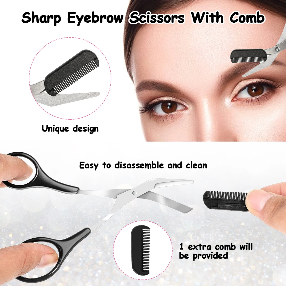 14 шт. Набор для бровей инструмент отшелушивания бритва лица триммер ножницы