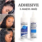 супер клей Клейкая лента Walker, отличный белый клей для париков, мягкое склеивание для систем поли и кружева, клей для кружева, водонепроницаемый клей для склеивания волос, невидимый клей для парика