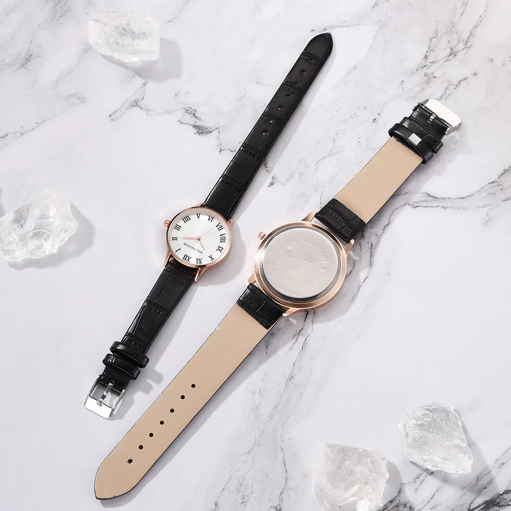 Простые часы для влюбленных мужские и женские повседневные кварцевые унисекс с