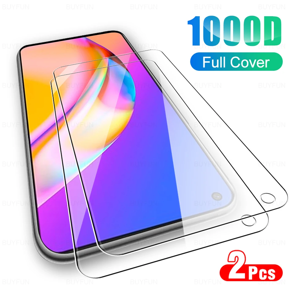 

Защитное стекло с полным покрытием для OPPO A94 5G, закаленное стекло для OPPOA94 A 94 CPH2211 6,43 дюйма 2021, защитная пленка для экрана телефона, 2 шт.