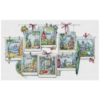 memories of world travel counted cross stitch 11ct 14ct 18ct diy cross stitch kits embroidery needlework sets home decor