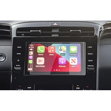 RUIYA For 2021 2022 Tucson NX4 8 Inch Low Match Car Navigation Touch Center Screen Protector Auto Interior Accessories 191*115MM