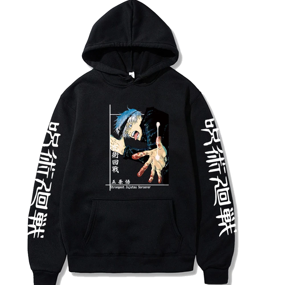 

Jujutsu Kaisen Hoodies Men Women Anime Hoody Casual Pullover