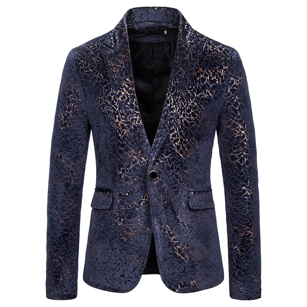 MJARTORIA 2019 модный мужской блейзер большого размера с цветочным принтом фирменный