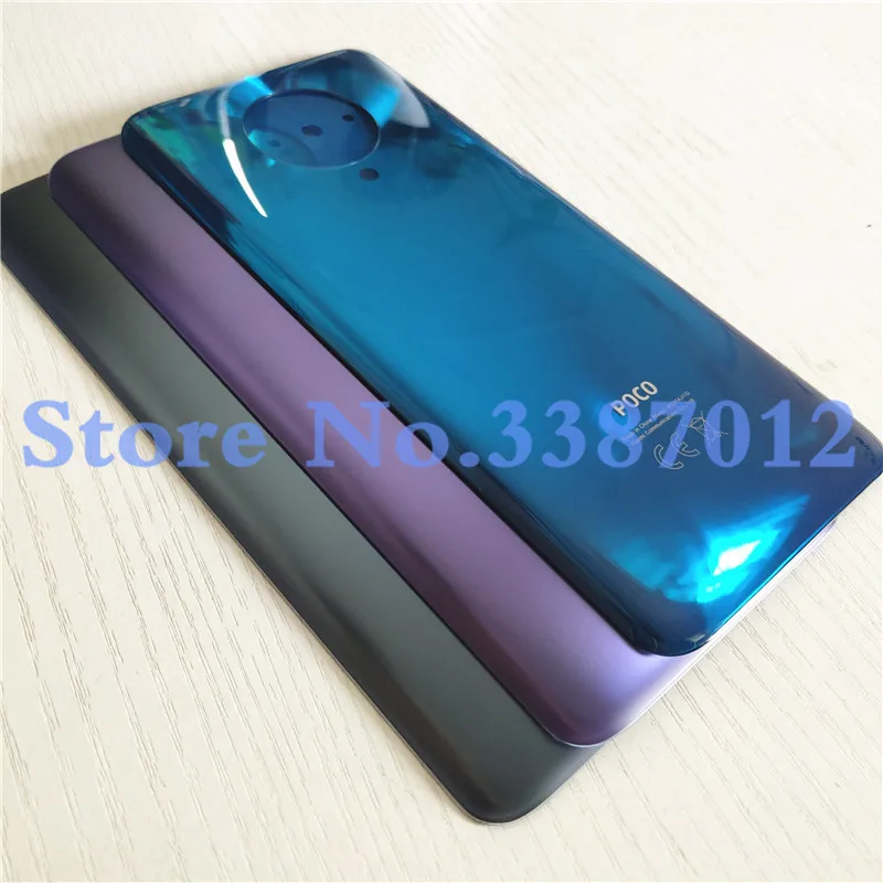 Оригинал для Xiaomi Poco F2 Pro задняя крышка батарейного отсека стеклянная задний