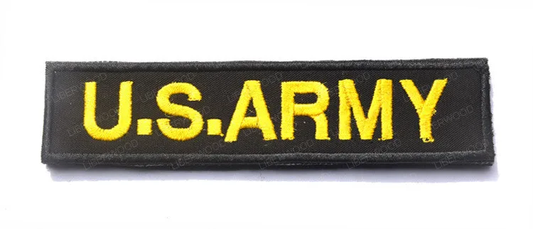 BLACK AND YELLOW Военная Боевая нашивка, Мультикам US Army Patches США для Молл козырек панели США и армии США Тактический патч значок - Цвет: BLACK AND YELLOW