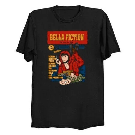 Женская Черная Футболка Bella Philosophy черная футболка с карикатурой из фильма