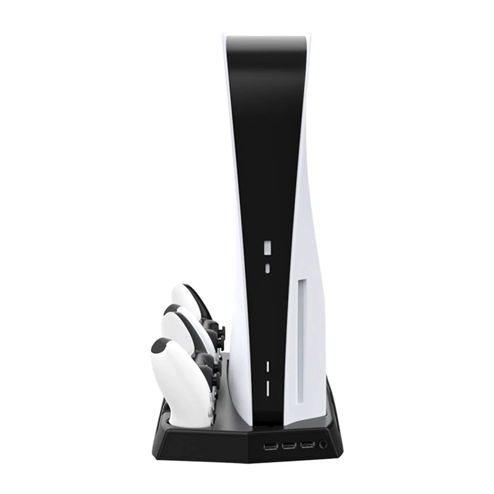 

Vertical Charging Stand Charger Base Dock Station with Cooling Fan for Sony PS5 DE/UHD Handle Game Console