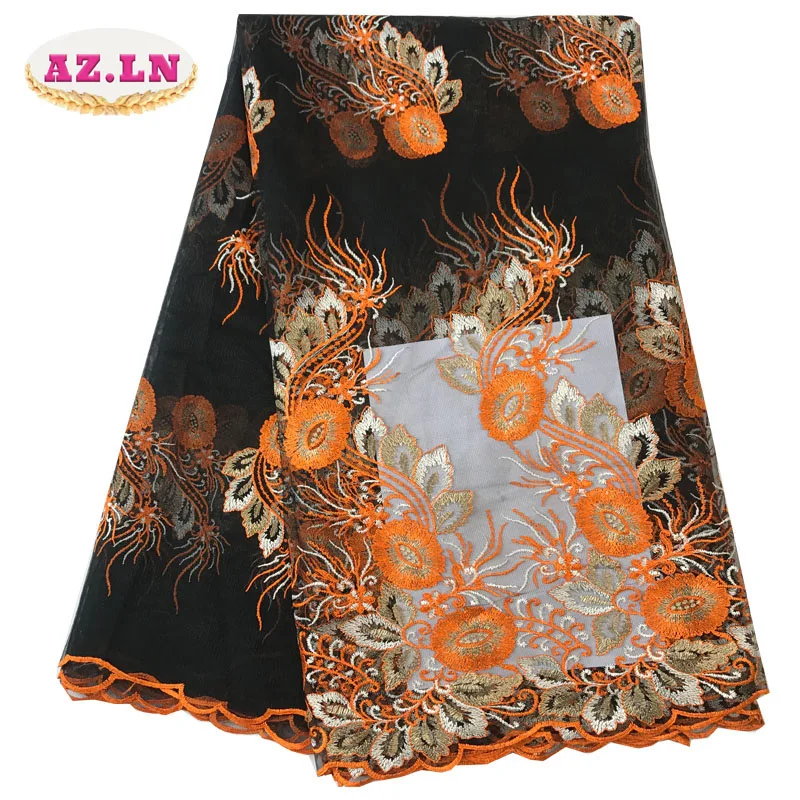 

2019 Latest French Laces Fabrics High Quality Tulle African Laces Fabric For Wedding Nigerian Net Lace Material Free shipping A9