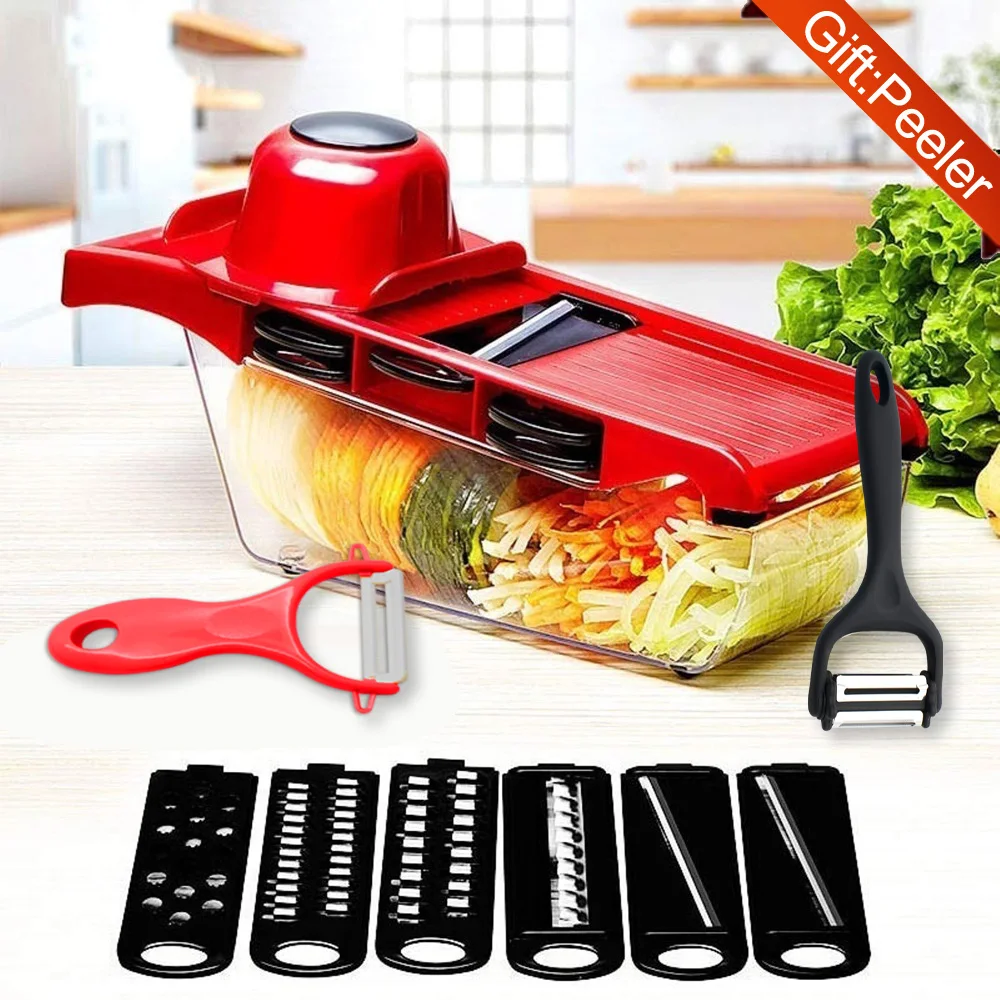 

Vegetable slicer mandolin slicer potato peeler carrot cheese grater vegetable cutter Kitchen Accessories gift 2