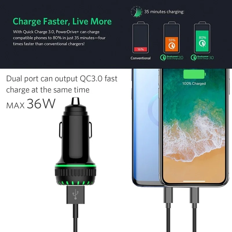 Tongdaytech 45 Вт USB Автомобильное быстрое зарядное устройство для iPhone XS 11 Pro Max PD зарядное устройство Quick Charge 4,0 QC 3,0 Cargador для samsung S10 Xiaomi