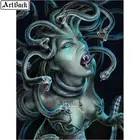 5d алмазная живопись женщина змея ужас полная квадратнаякруглая Алмазная мозаика Искусство 3d Алмазная вышивка ручная работа