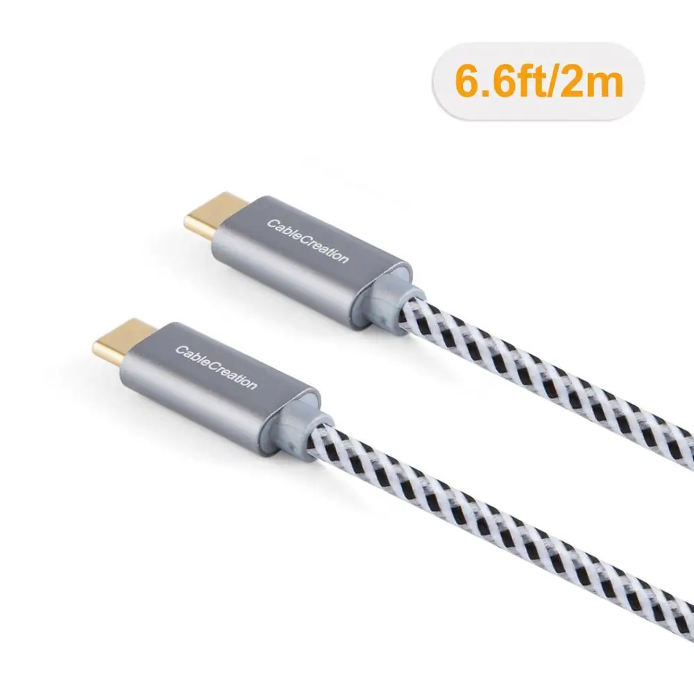 Кабель USB Type C 6 Футов плетеный кабель 2 0 для передачи данных зарядный 3 А