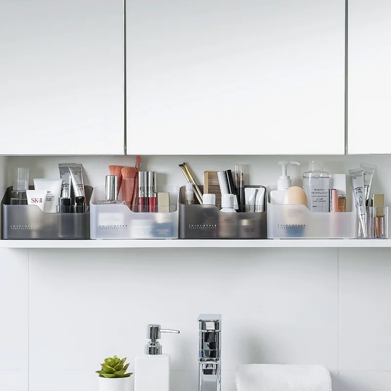 Ящик для хранения косметики шкаф ванной комнаты товары ухода за кожей пульт