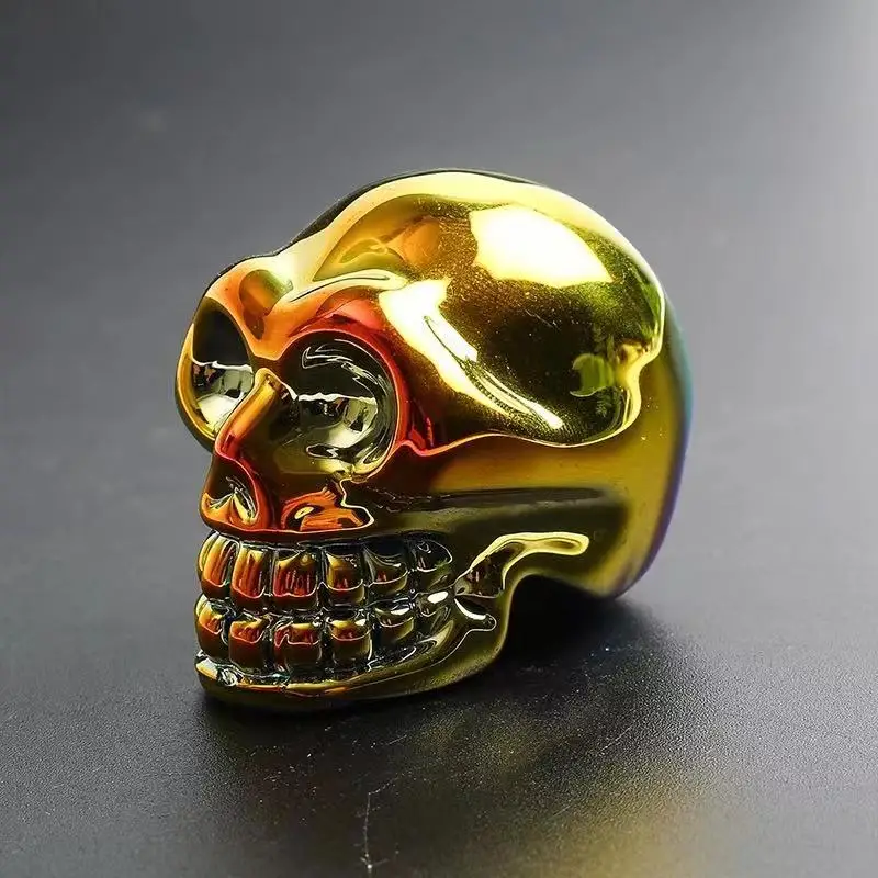 

2' inch Natural Small Crystal Healing Stone Hand Carved Aura Quartz Skulls Statue 1pc