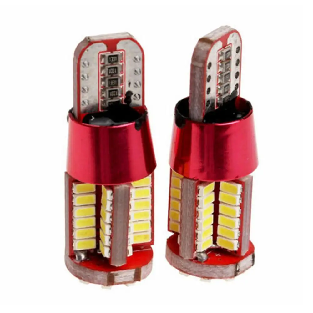 1 шт. T10 168 192 W5W 57 SMD 3014 Светодиодный Canbus без ошибок габаритный автомобильный фонарь парковочная лампа 57smd двигатель клиновидная лампа белый красный синий желтый