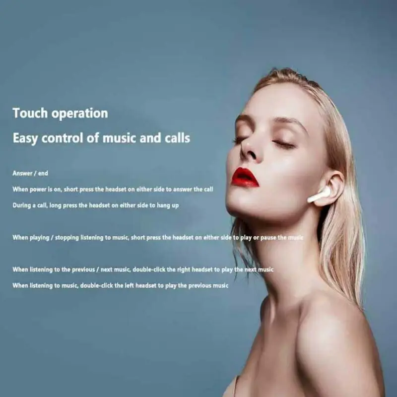 Беспроводные наушники i12 TWS Bluetooth 5 0 наушники-вкладыши для iphone Android спортивные Hi-Fi