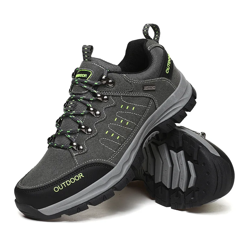 

2020 men's new outdoor leisure sneakers in autumn and winter, non-slip and wear-resistant mountaineering sneakers