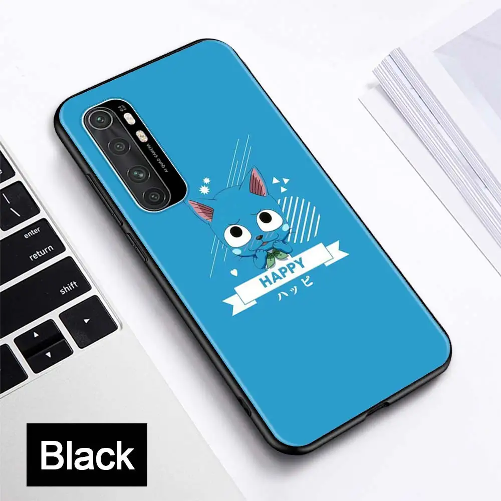

Cute Cat Fairy Tail Soft TPU Phone Case For Xiaomi Mi 11 Poco X3 NFC M3 M2 9T 10T Pro Note 10 Lite 5G 9 SE CC9E Cover Coque
