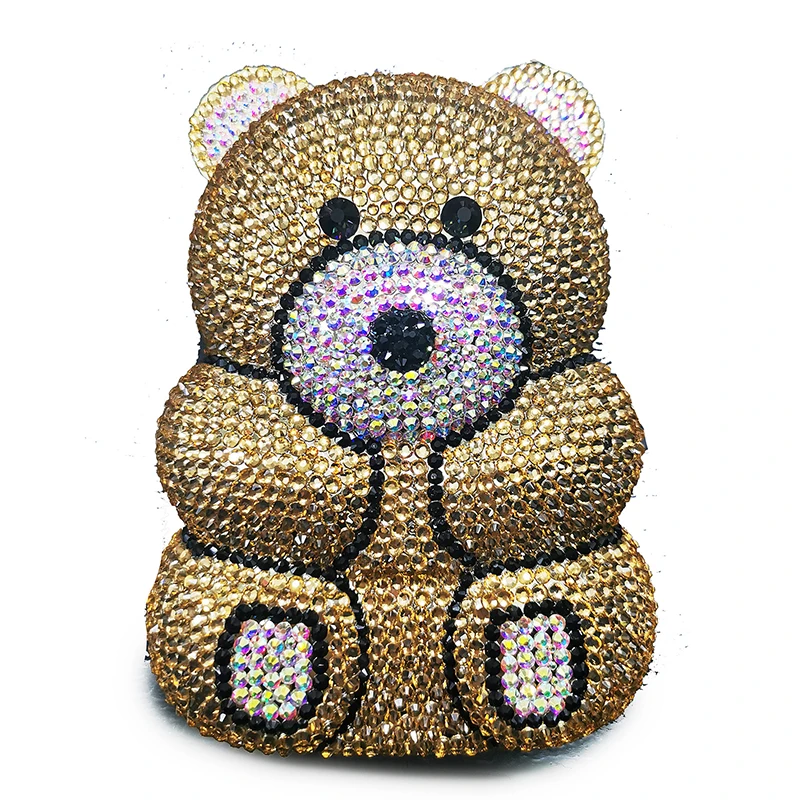 

Женская сумка-мессенджер из высококачественного золота/АВ с полностью хрустальными стразами, лучшая Дизайнерская Женская мини-помада, карман для денег, лучший дизайн, вечерние кошельки