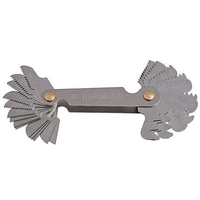 new 60 and 55 degree whitworth metric screw thread pitch gauge blade gage for measuring tool