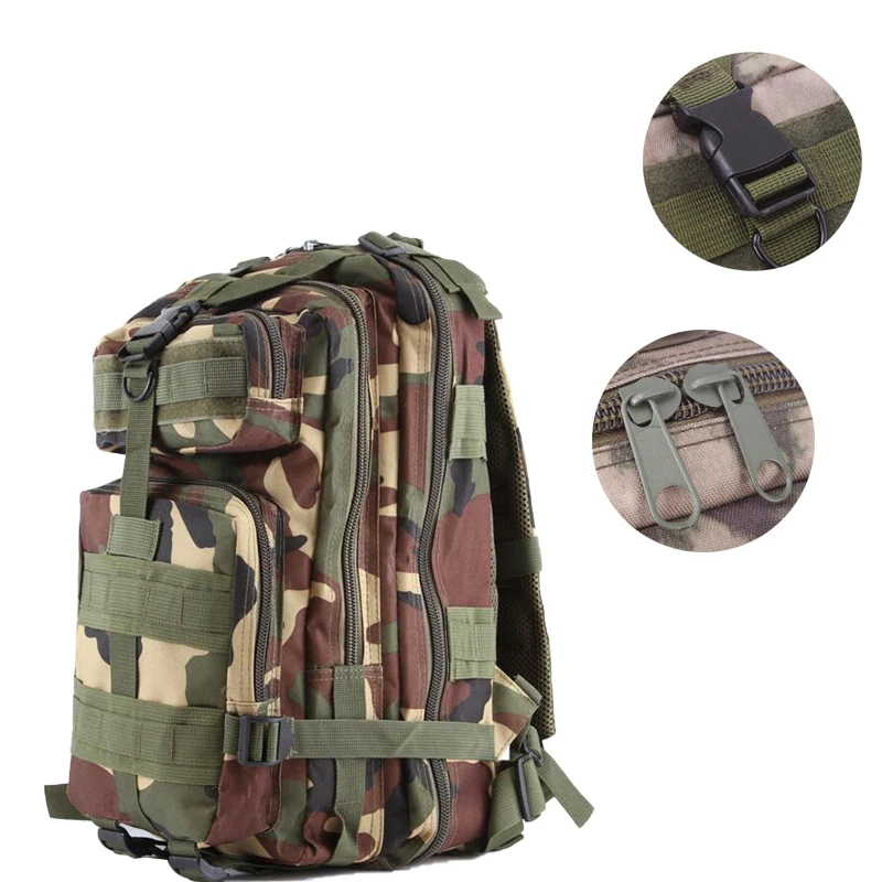 

35L Unisex Tactical Military Backpack Army Camping Hiking Outdoor Sports Travel Backpack 3P Bag Camara Backpack Waterproof