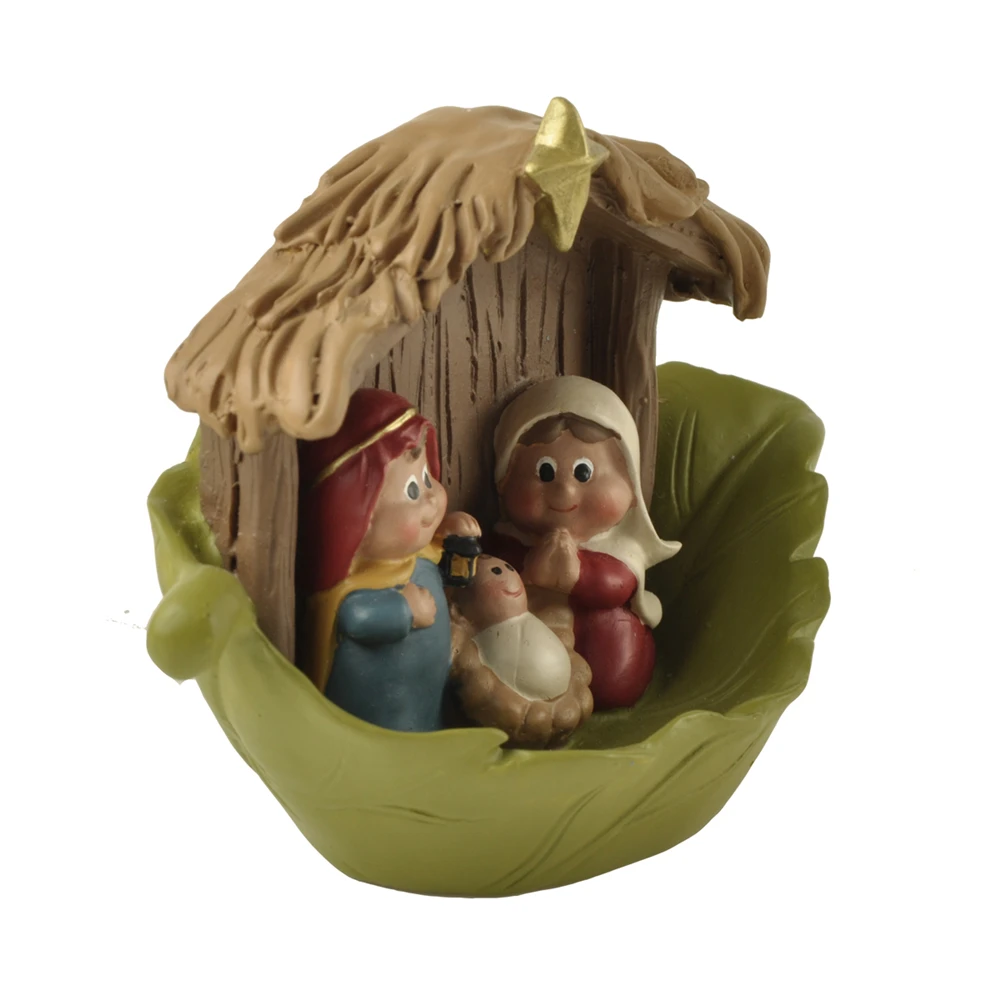 Христианский день рождения Иисуса со стабильными рождественскими украшениями