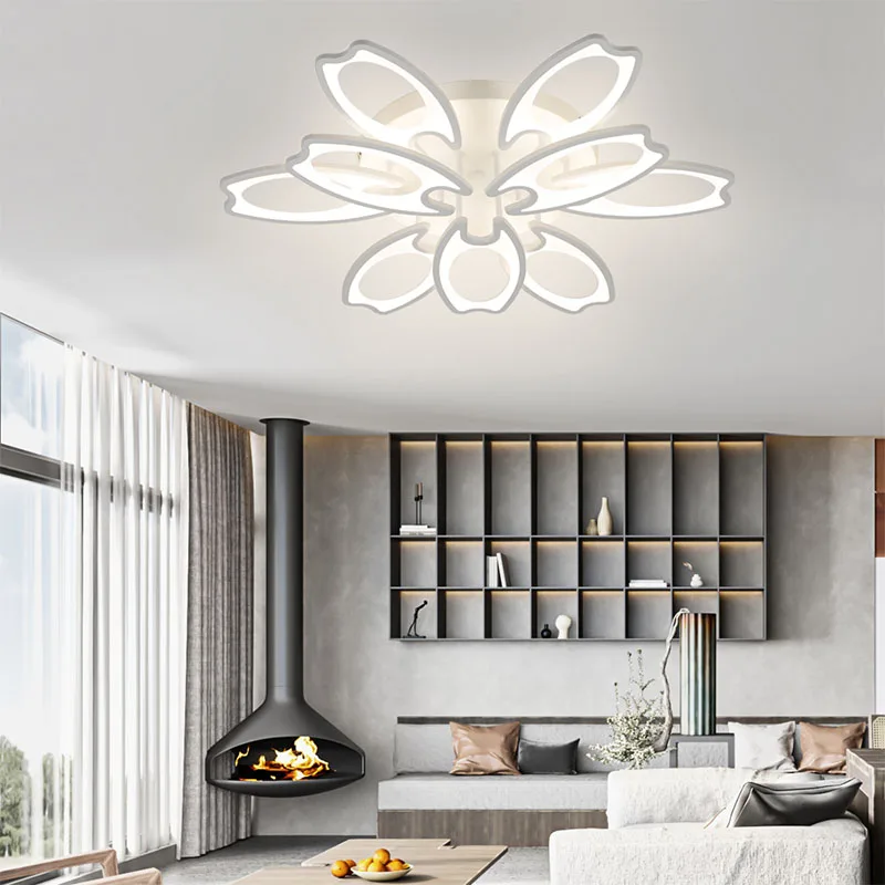 

Modern Ceiling Lights for Living Room Acrylic Nordic LED Chandeliers Bedroom Factory Direct Sales Kitchen Lighting Lamps