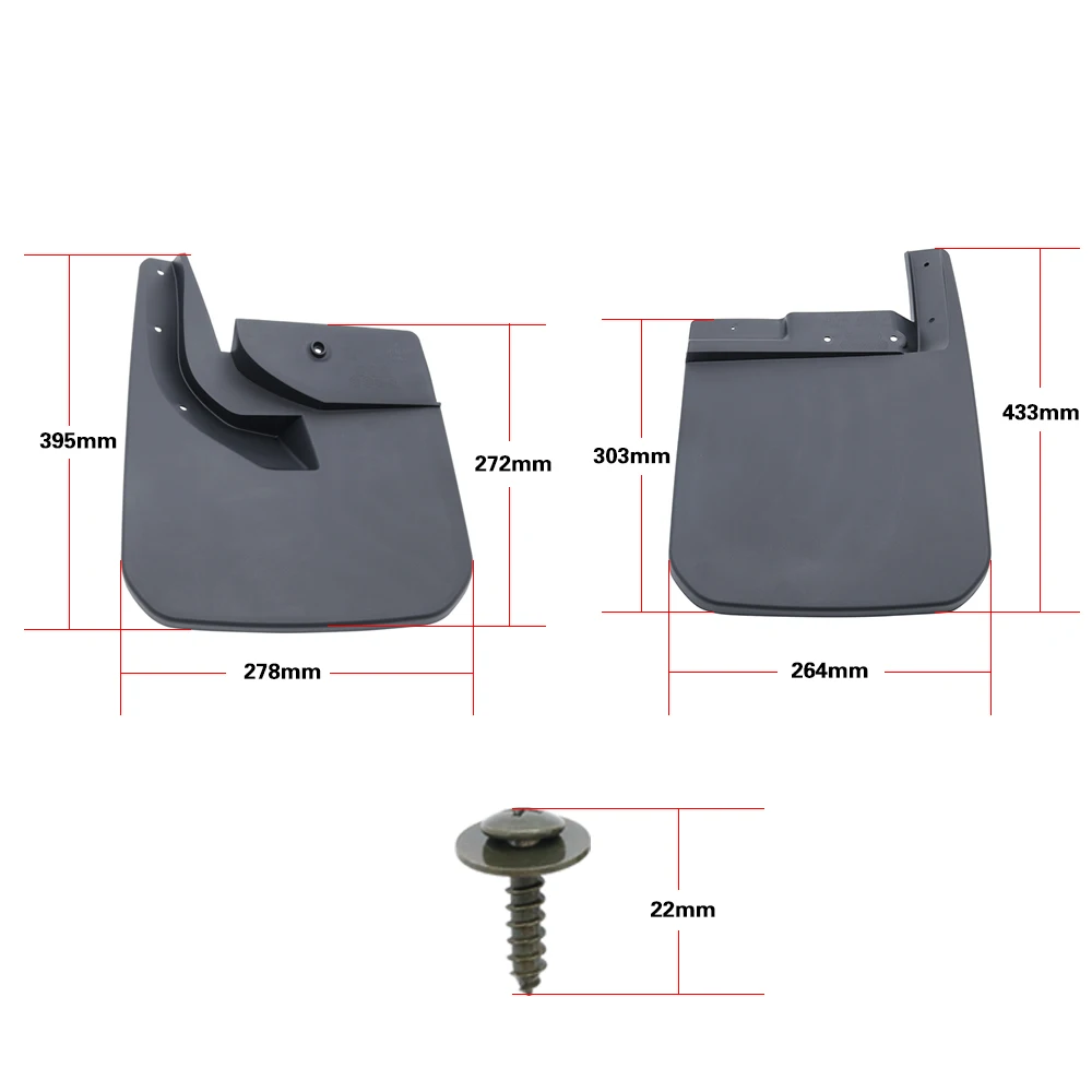 Новый набор для Jeep JL автомобильные передние и задние брызговики арок Брызговики