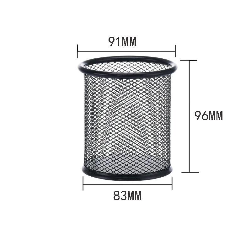 

1 Pcs New Pencil Holder Office Desk Metal Mesh Pen Pencil Holder Cup Case Container Organiser Durable Pencil Case