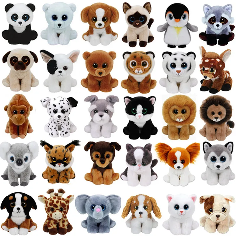 Большая глазая Кошка Собака Панда Тигр Пингвин обезьяна леопард лев Енот