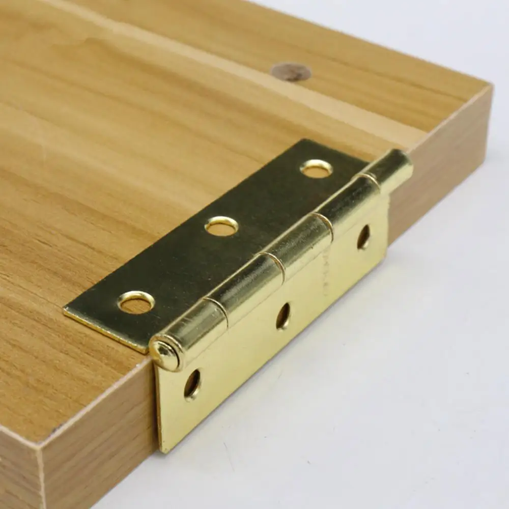 4PCS Ordinary качели железные петли матовый яркая медная петля Daquan 3 4 дюйма двери шкафа