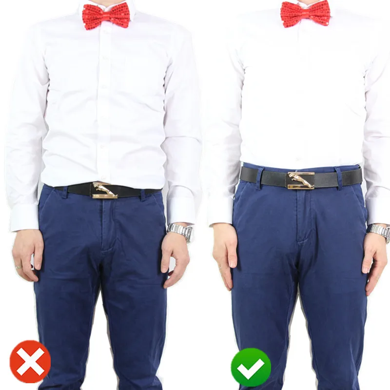 Мужская рубашка остается подвязки эластичный нейлон регулируемые держатели