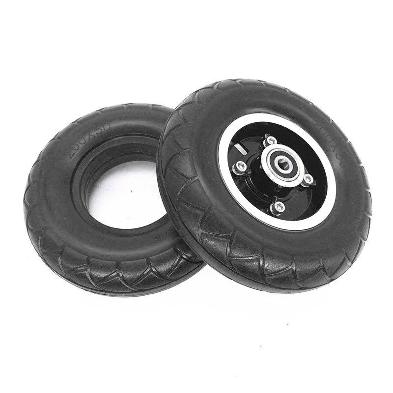 

200x50mm / 8x2 Scooter Tubeless Solid Tyre No Flats Tire E100/E150/E175/E200
