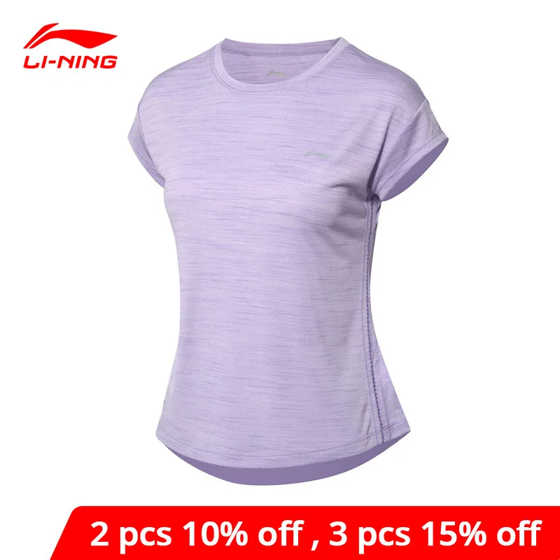 Женская Спортивная футболка Li Ning из дышащего полиэстера с подкладкой li ning ATSP094