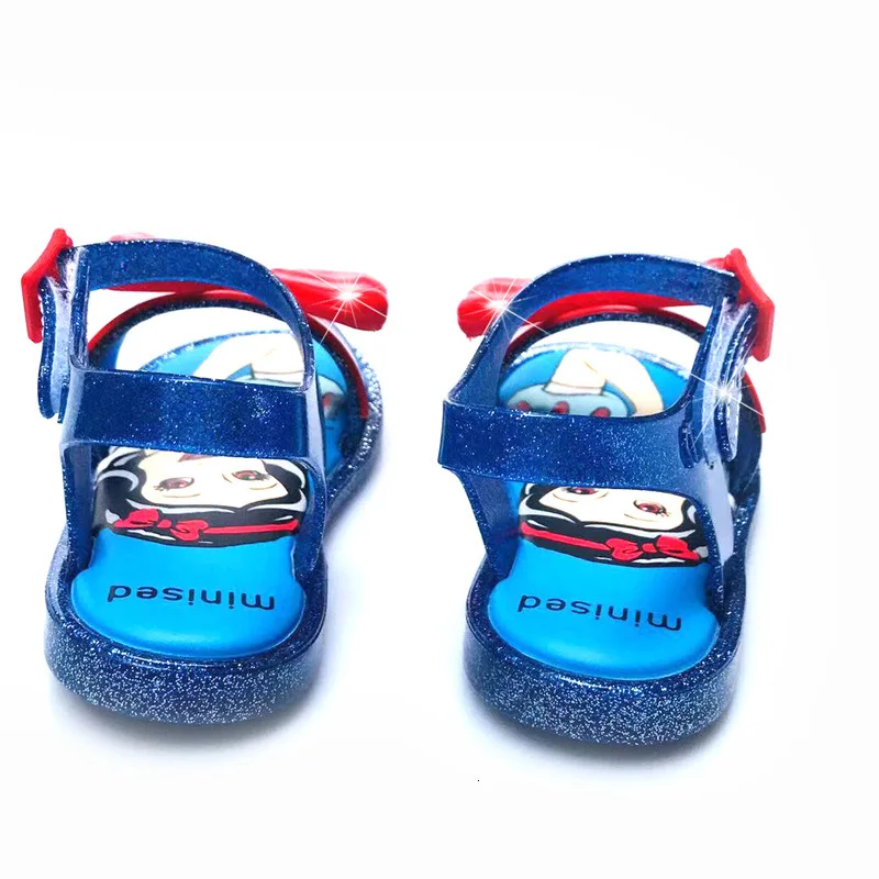 Kids Sandals Mini Shoes New Summer Princess Style Jelly Shoe Girl Non-slip Kids Beach Sandal Toddler Children's Flat Sandal