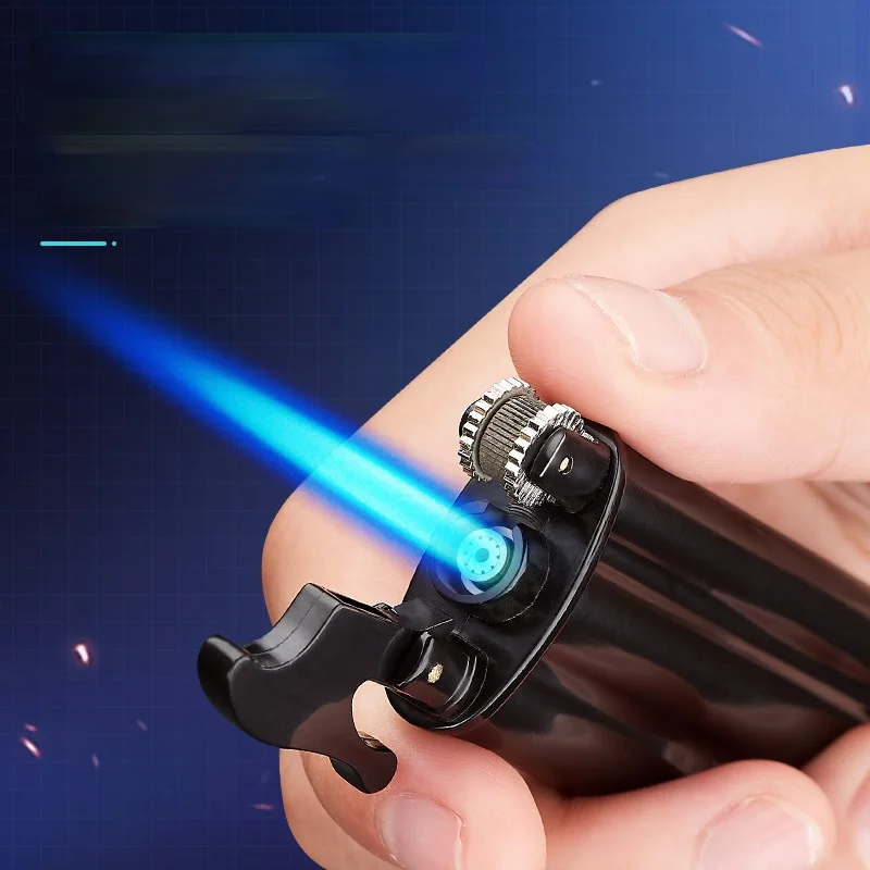 Трехтрубчатый старомодный креативный шлифовальный круг прямо в зажигалку и