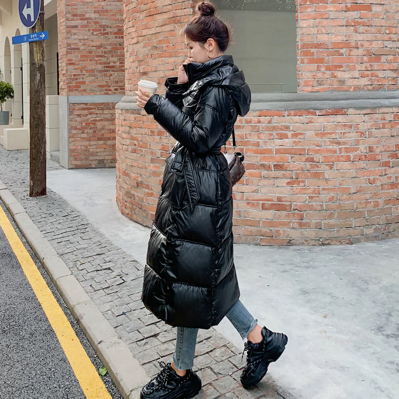 

New Winter Jacket Women Thick Warm Down Cotton Long Parka Coat Ladies Large Size Loose Korean Winter Coat Women Elegant