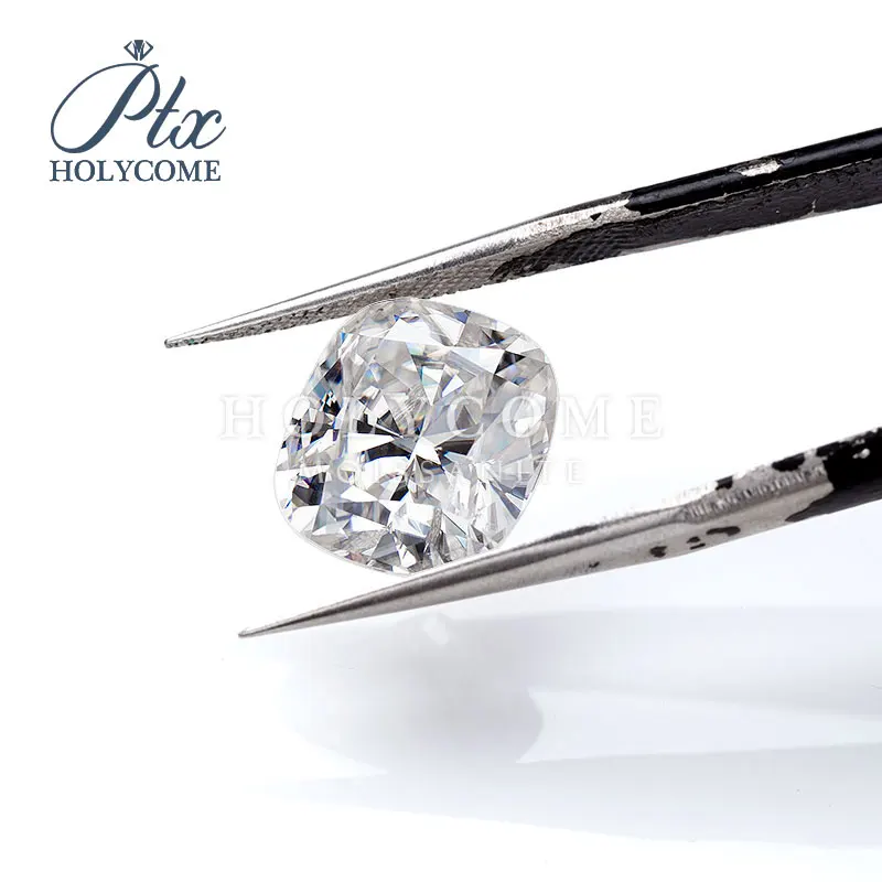 Специальная огранка Подушка Форма 11*12 мм Белый Свободный Муассанит алмаз для