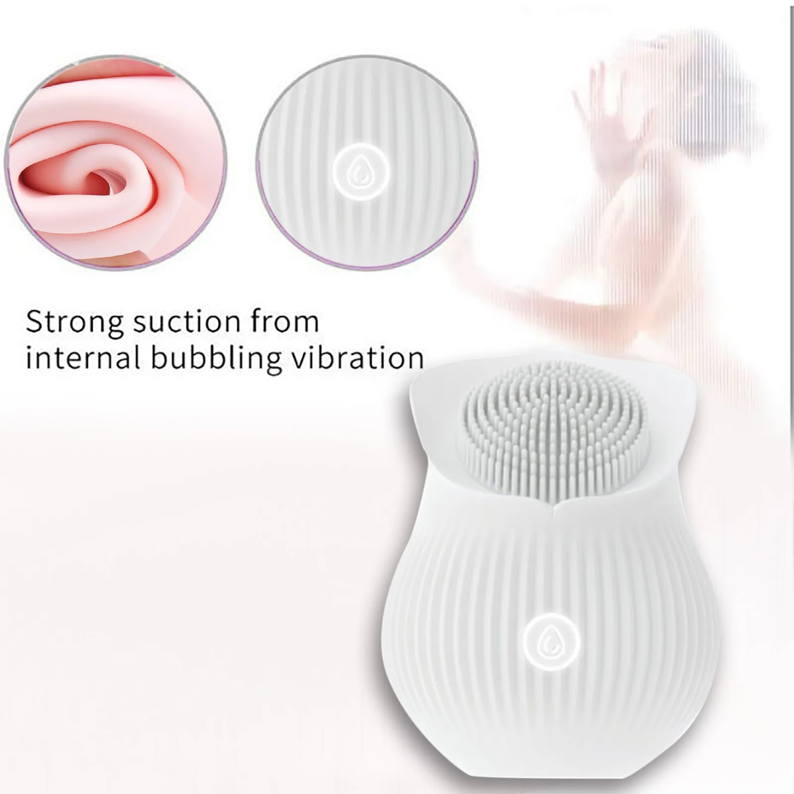 Розовый цветок для женщин стимулятор сосков язык лижут Грудь Увеличение игрушки