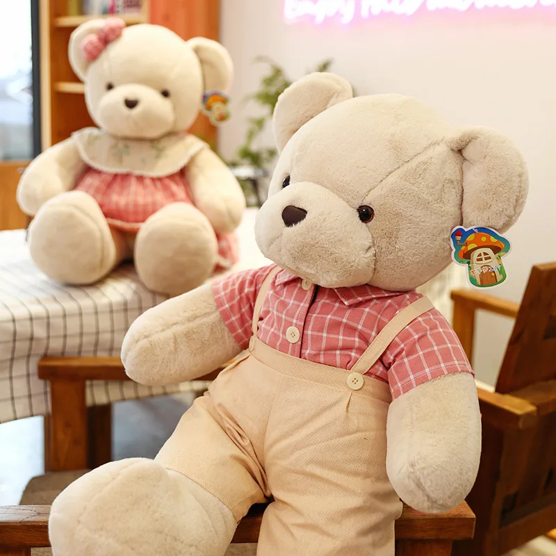 

Мишка tTeddy kawaii Плюшевые игрушки Ретро свежий и милый медведь праздничный теплый подарок для подруги детские праздничные подарки на день рож...