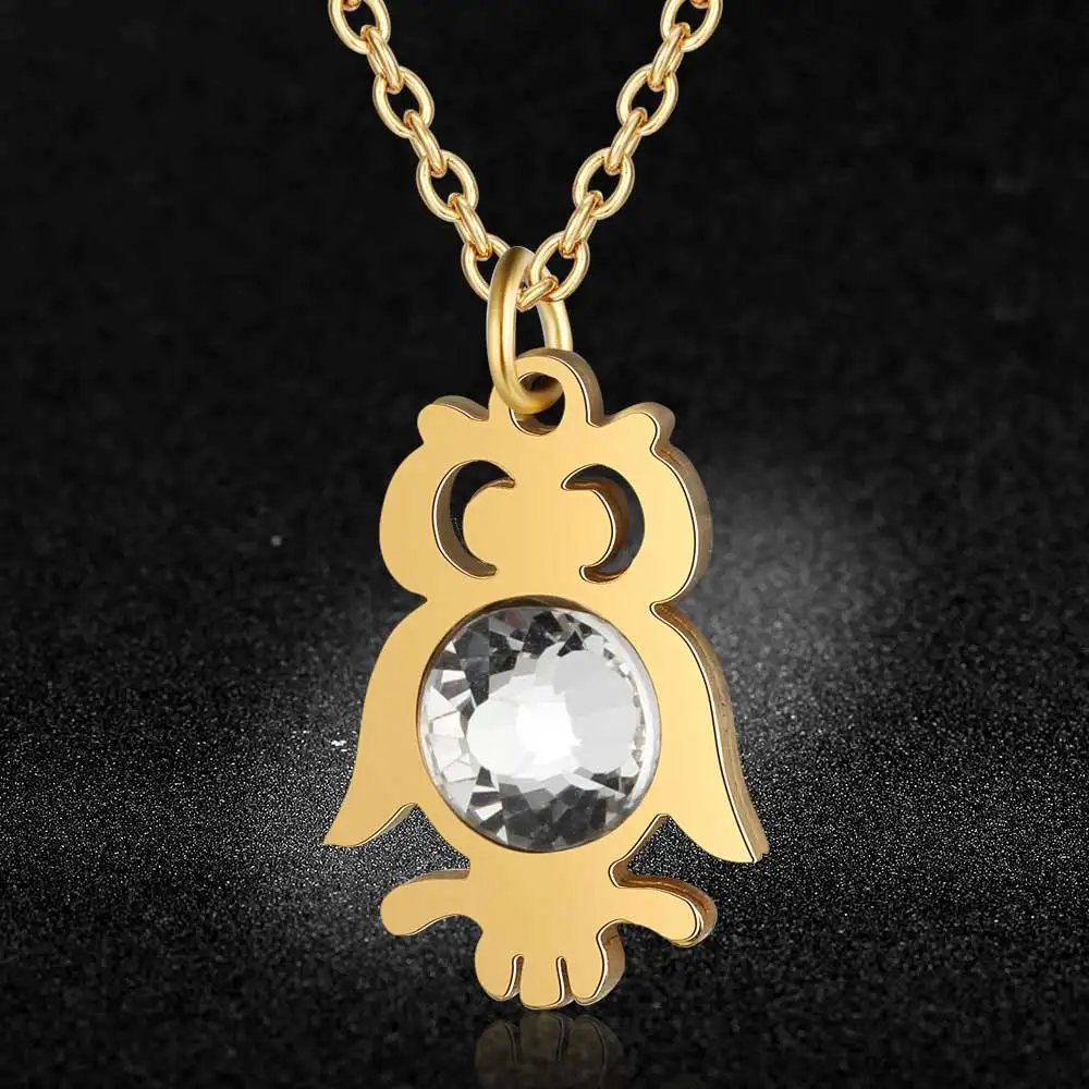 Супермодное большое ожерелье с кристаллами из нержавеющей стали 100%