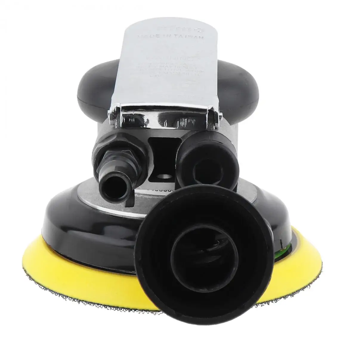 

5 Inch 10000RPM Impulse Matte Surface Vacuuming Pneumatic Sander Machine with 1.5m Air Tube and 6-hole Sanding Pad for Polishing