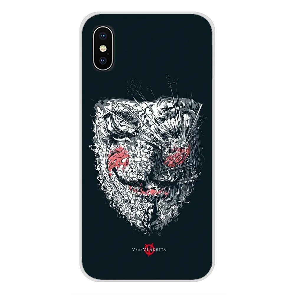 Аксессуары чехлы для телефонов Чехлы Huawei Mate Honor 5X 6X 7 7A 7C 8 9 10 8C 8X 20 30 Lite Pro V Vendetta Mask rose