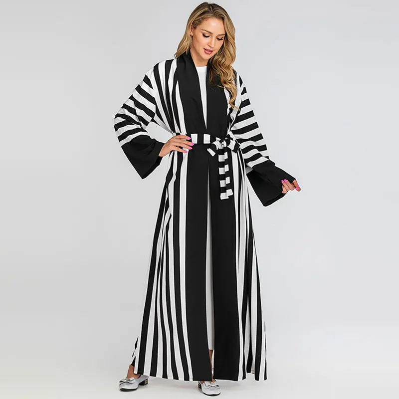 Kleid Дубай открытый абайя мусульманские Вечерние платья для женщин Кафтан хлопок