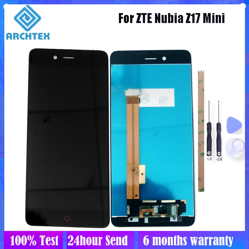 ЖК-дисплей и тачскрин с рамкой 5 2 дюйма для ZTE Nubia Z17 Mini NX569J NX569H | Мобильные телефоны