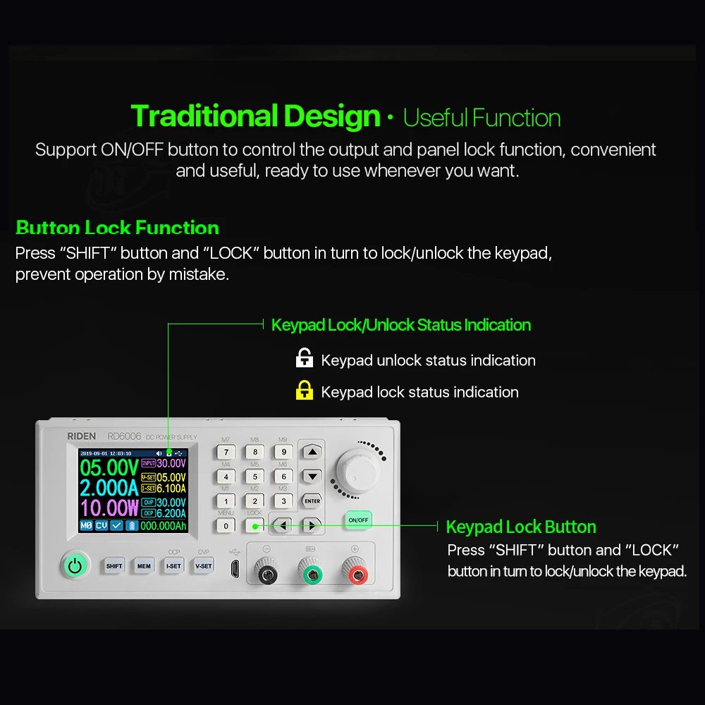 60 в 5A USB wifi DC-DC напряжение тока понижающий модуль питания понижающий преобразователь напряжения вольтметр RD6006/RD6006W