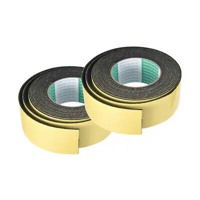 

Foam Seal Tape, 50mm Wide 2mm Thick 16.4 Feet Long Adhesive Weather Strip 2pcs